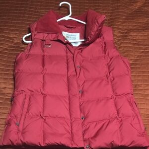Eddie Bauer Cherry Quilted Vest